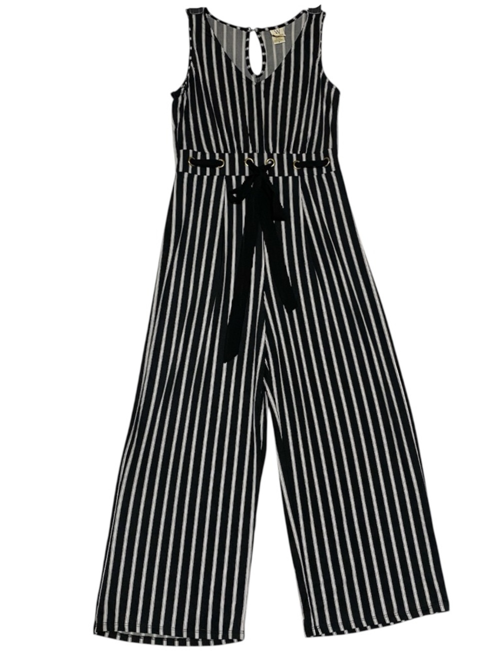 Wrapper Striped Jumpsuit
